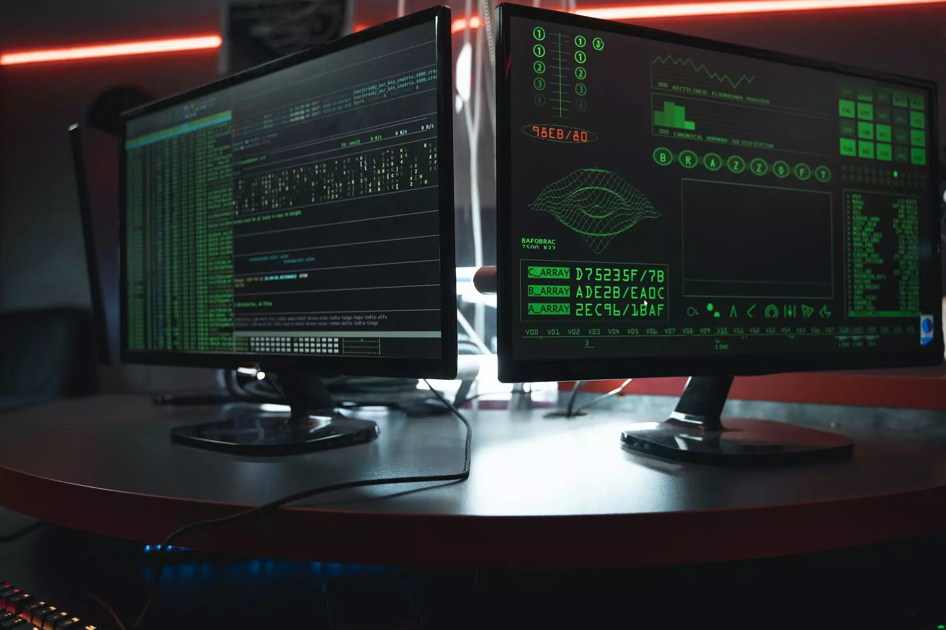 close up view of system hacking