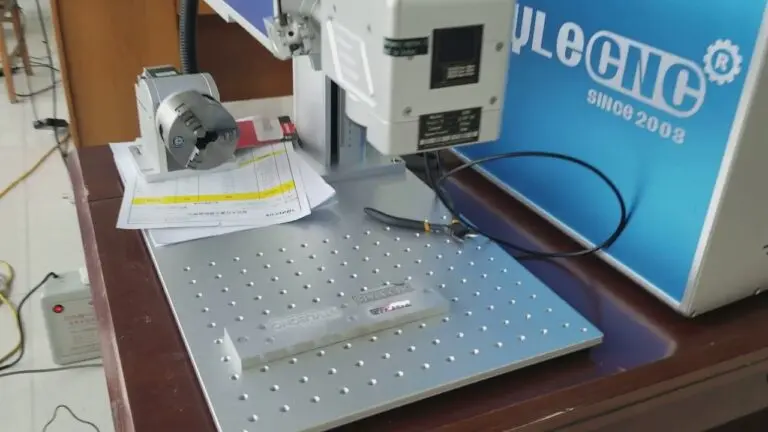 50W Fiber Laser Marking System for Aluminium Deep Engraving