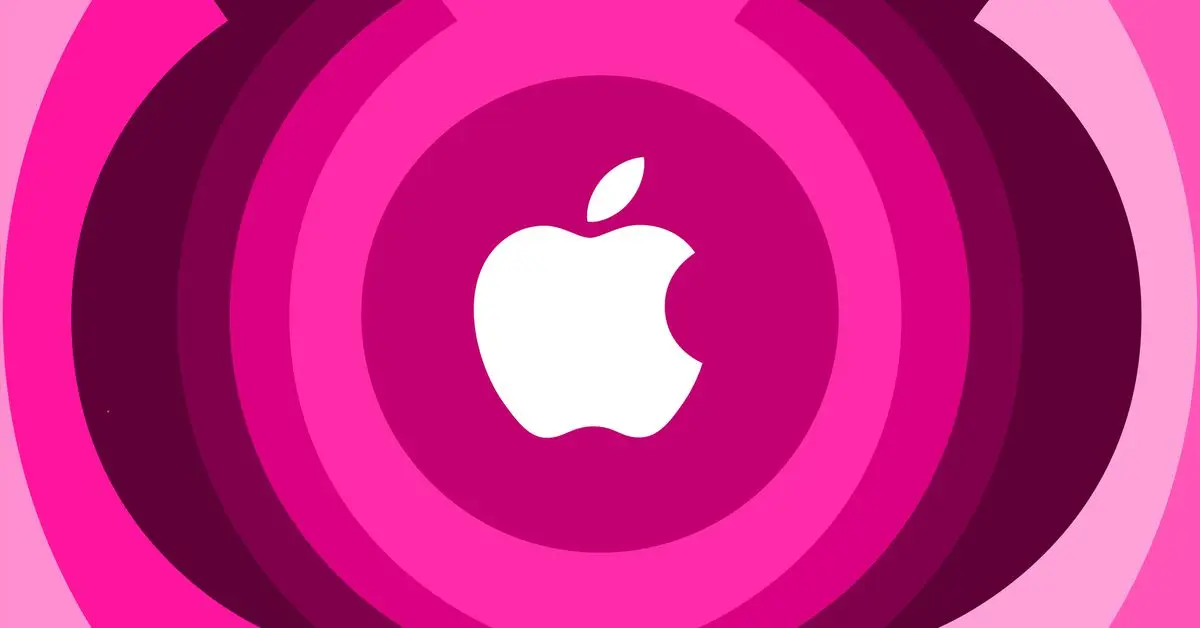 An illustration of the Apple logo.