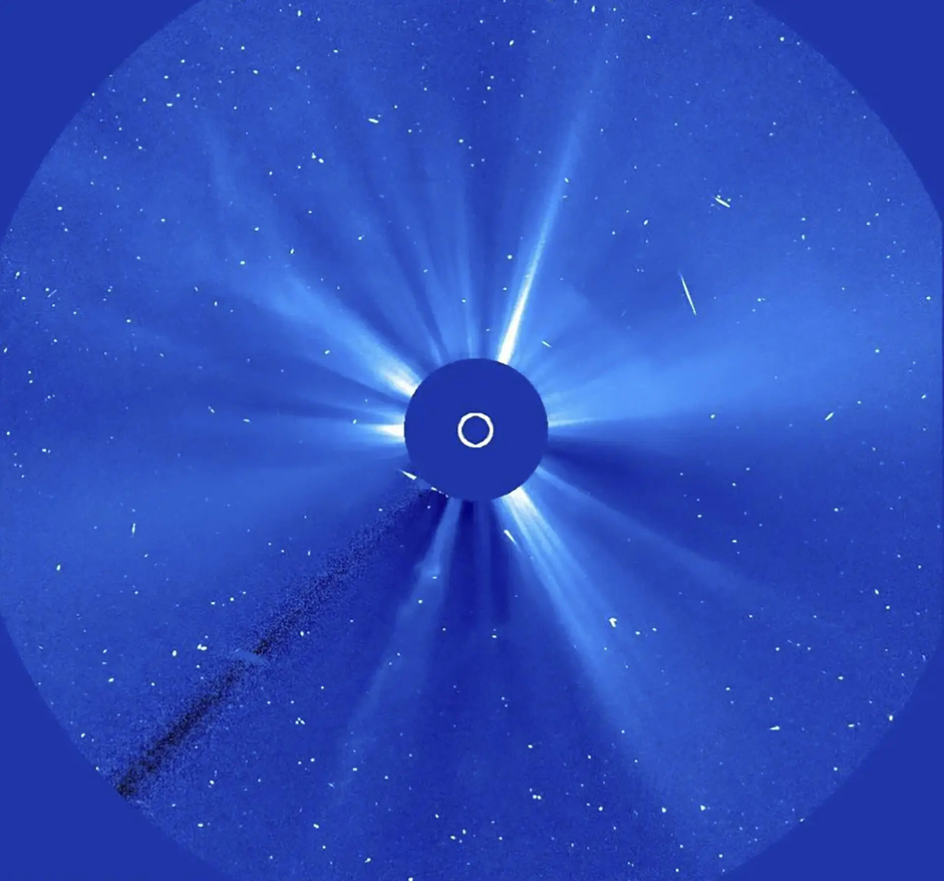 'Halloween comet' breaks apart after flying close to the sun