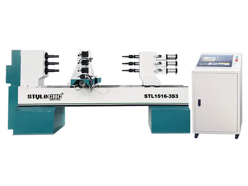 Multi-Spindle CNC Copy Lathe Machine for Wood Turning