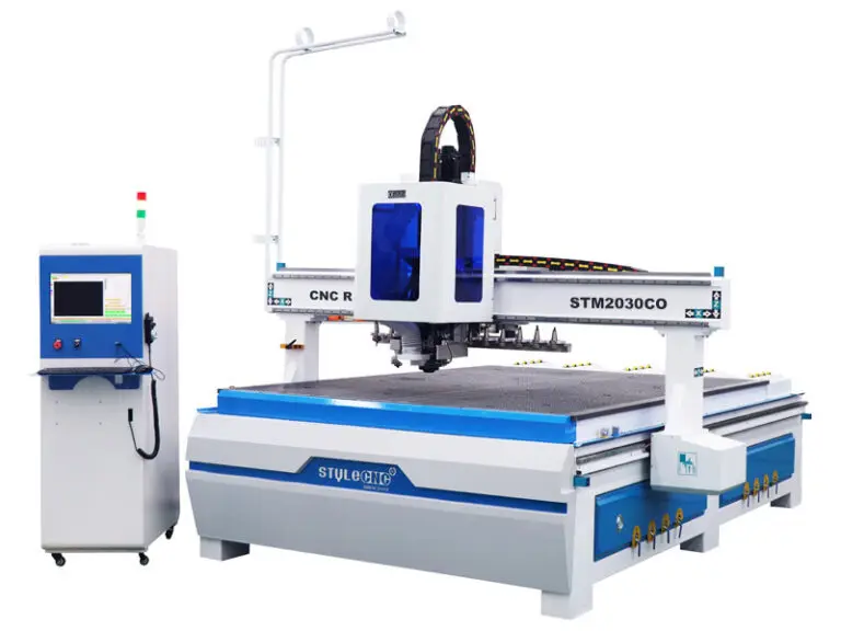 2024 Best ATC CNC Router with Oscillating Knife Cutting System