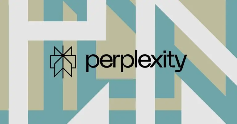 Vector collage of the Perplexity logo.