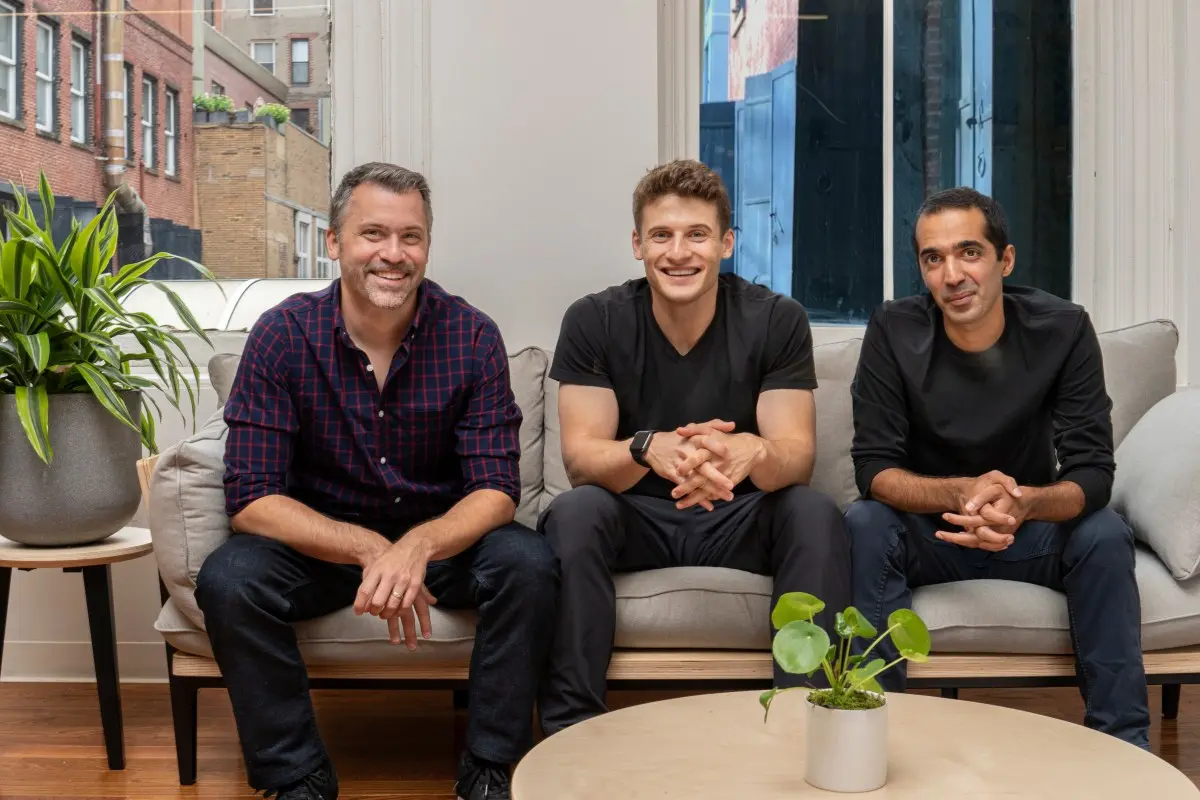 Ro co-founders Rob Schutz, Zachariah Reitano and Saman Rahmanian (left to right)